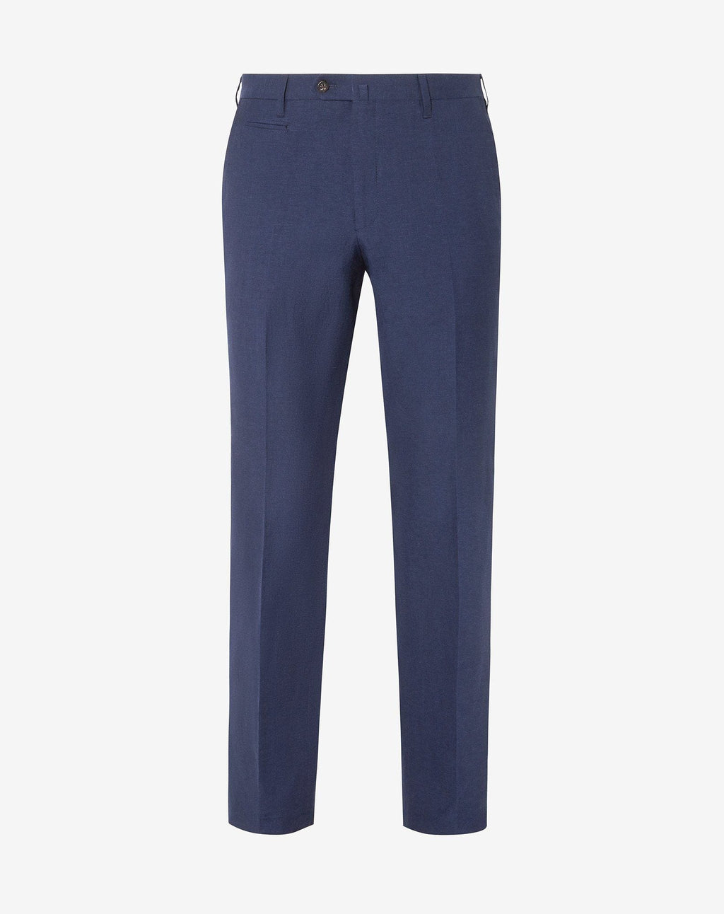 Washing
Blue wool and linen chambray trousers