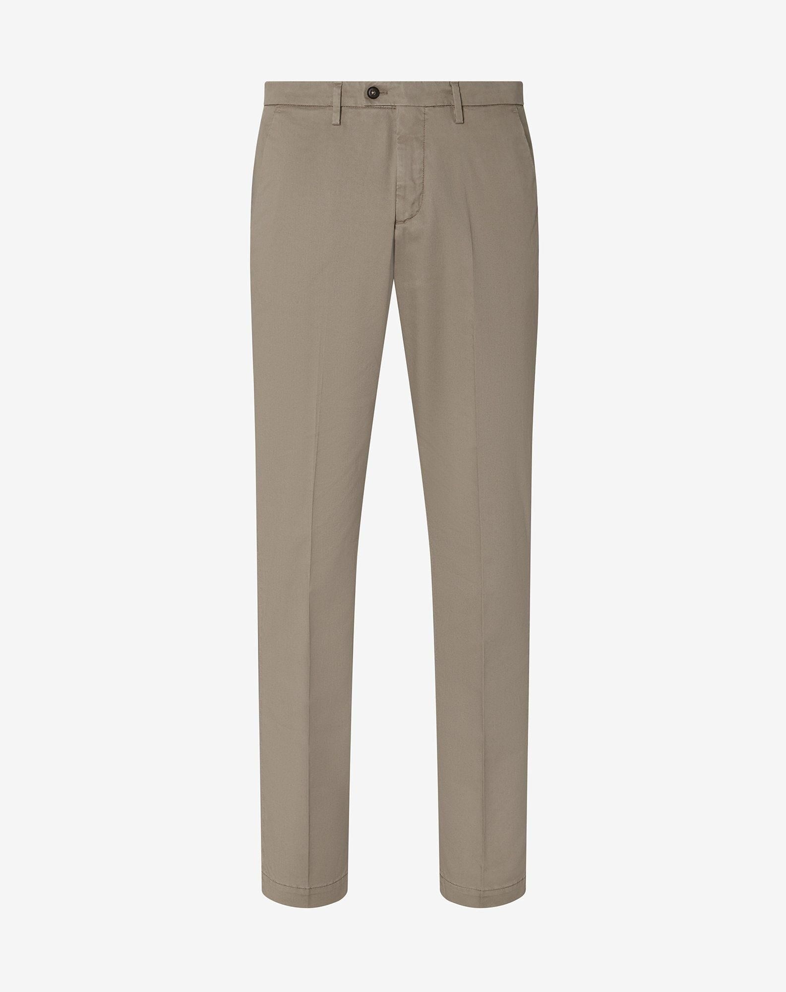 Beige stretch gabardine chinos
