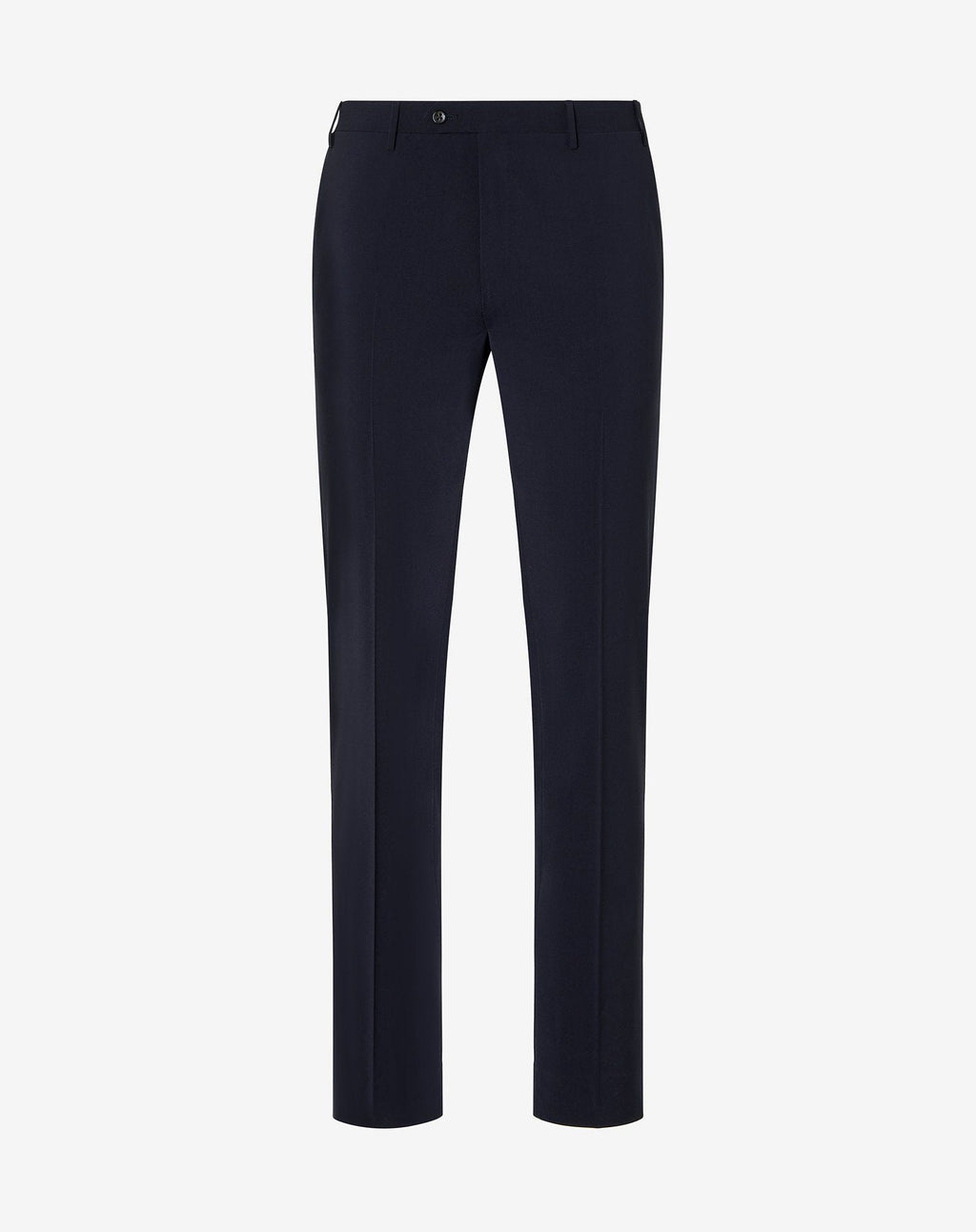 Brown pure wool flannel trousers